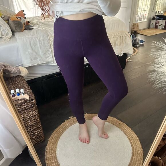 Athleta Pants - Athleta Women’s Small Purple Shiva 7/8 Cutout Leggings